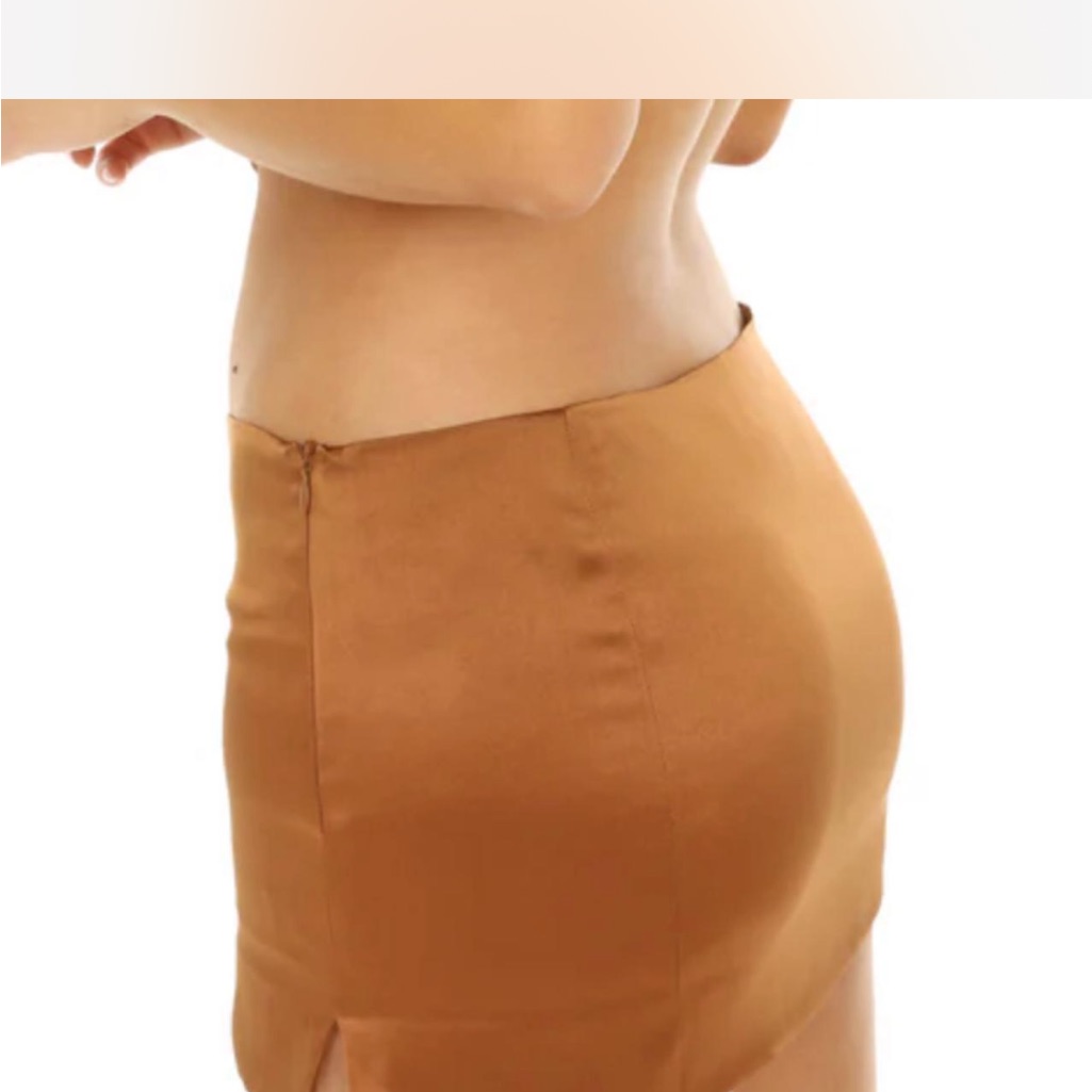 Ayai Elegant Tan Skirt -Tini